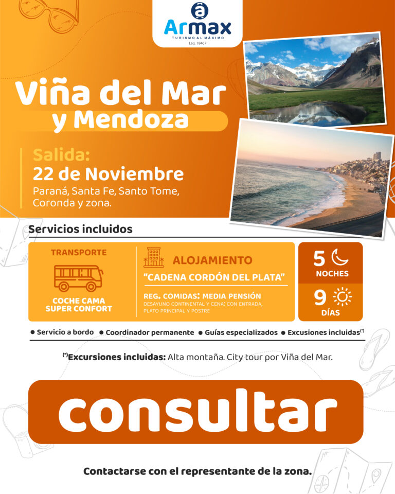 Viña del Mar y Mendoza