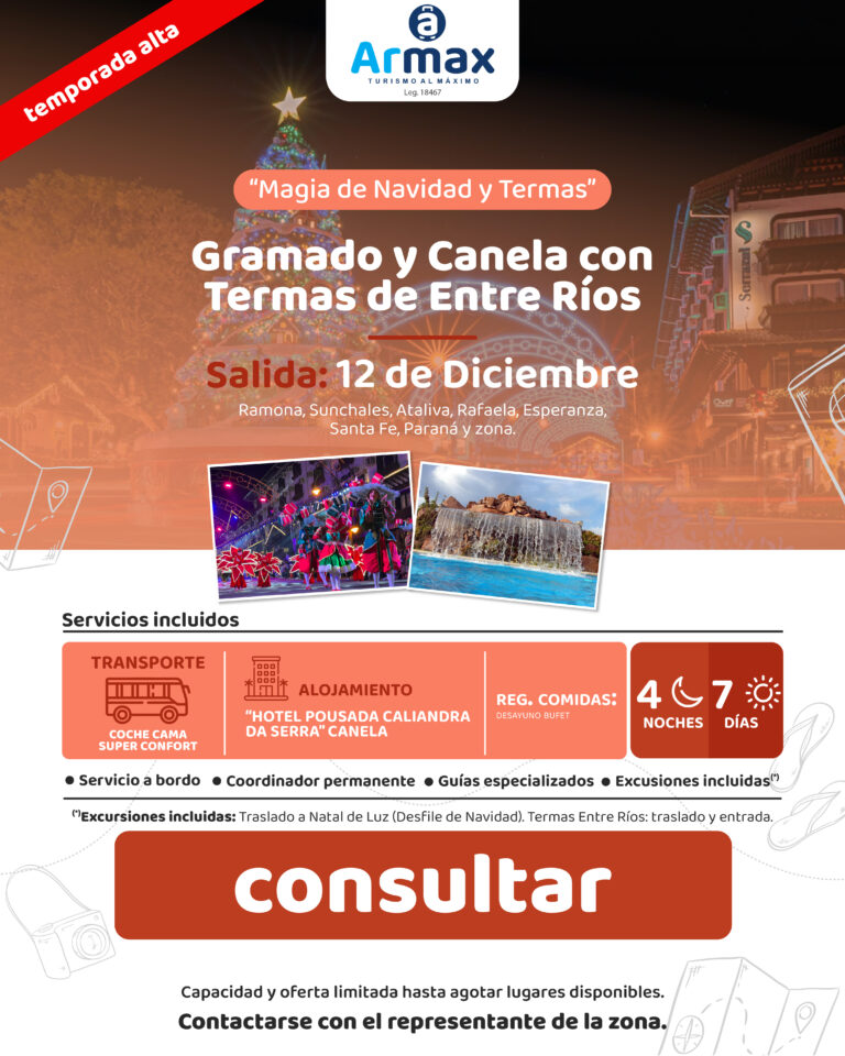 Gramado y Canela con Termas de Entre Ríos DICIEMBRE